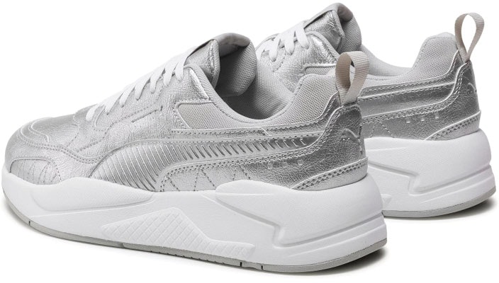Puma X-Ray2 Square Metallic Tum 'Silver White' 382218-01 Shop Puma X-Ray2 Square Metallic Tum 'Silver White' 382218-01