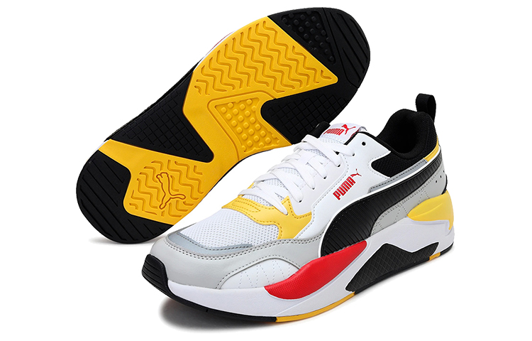 Puma X-Ray 2 Square 'White Yellow Red' 圖 3