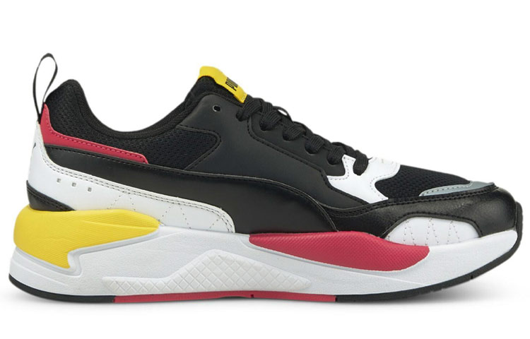 Puma X-Ray 2 Square 'Black White Yellow' 圖 2