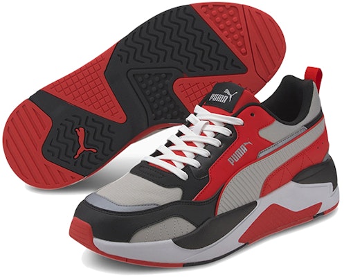 Puma X-RAY 2 SQUARE PACK HIGH RISK RED-G 'Gray Red White' 374121-01 Lookbook Puma X-RAY 2 SQUARE PACK HIGH RISK RED-G 'Gray Red White' 374121-01