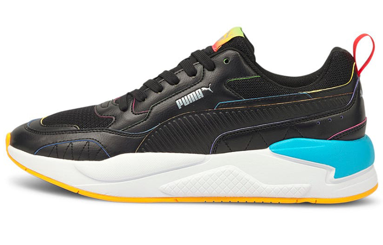 Puma X-ray Black Blue Sports Shoe 'Black Blue'
