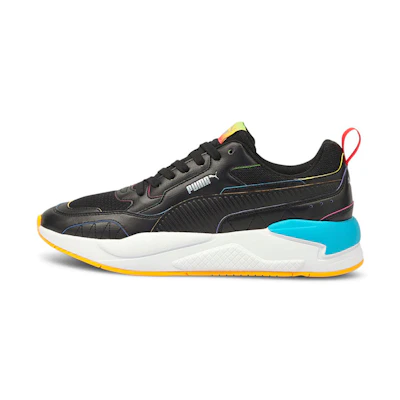 Puma X-ray Black Blue Sports Shoe 'Black Blue'