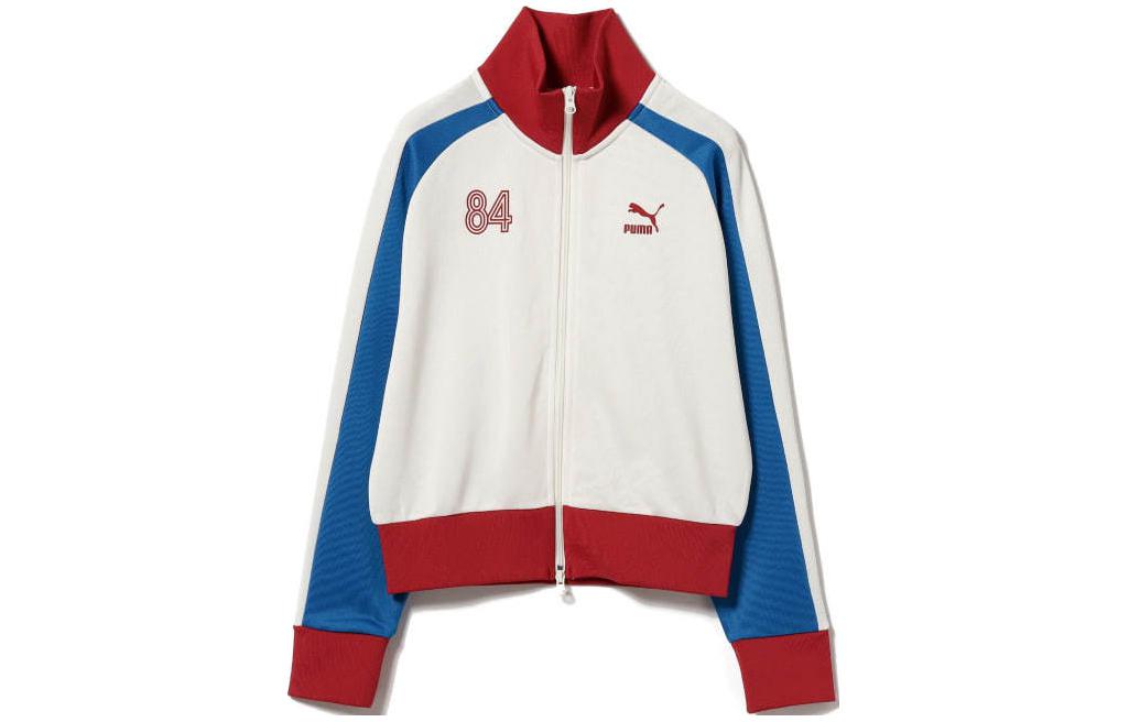 Puma Ray BEAMS SS24 Colorblock Zip-Up Jacket Unisex - Warm White 61-18-0151-582-75