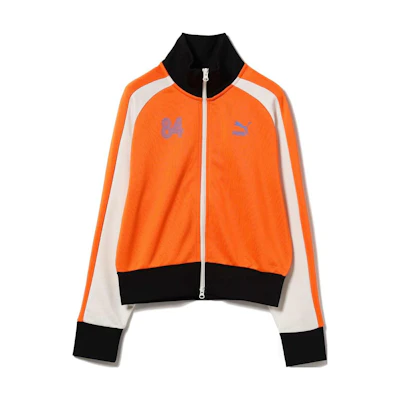 Puma Ray BEAMS SS24 Colorblock Zip-Up Track Jacket Orange Unisex 61-18-0151-582-05