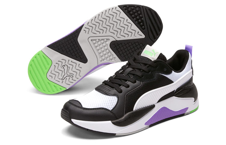 Puma X-ray Low-top Running Shoes Black/Purple 圖 3