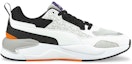 Order Puma Unisex X-Ray Square Kasut Larian Putih/Hitam/Jingga 381060-01