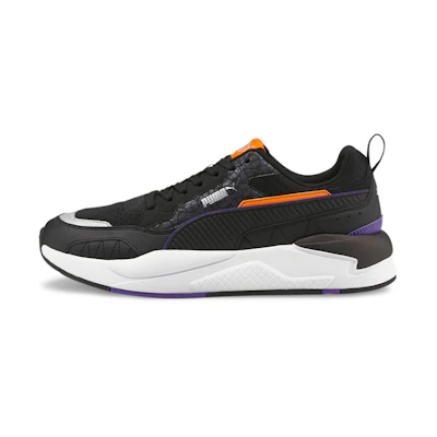 Puma Unisex X-Ray Square Low-Top Running Shoes Black/Purple/Orange