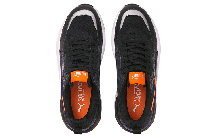 Puma Unisex X-Ray Square Low-Top Running Shoes Black/Purple/Orange 圖 3