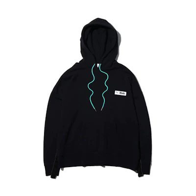 Puma Rhude Collab Knit Drawstring Hoodie Black 595346-01