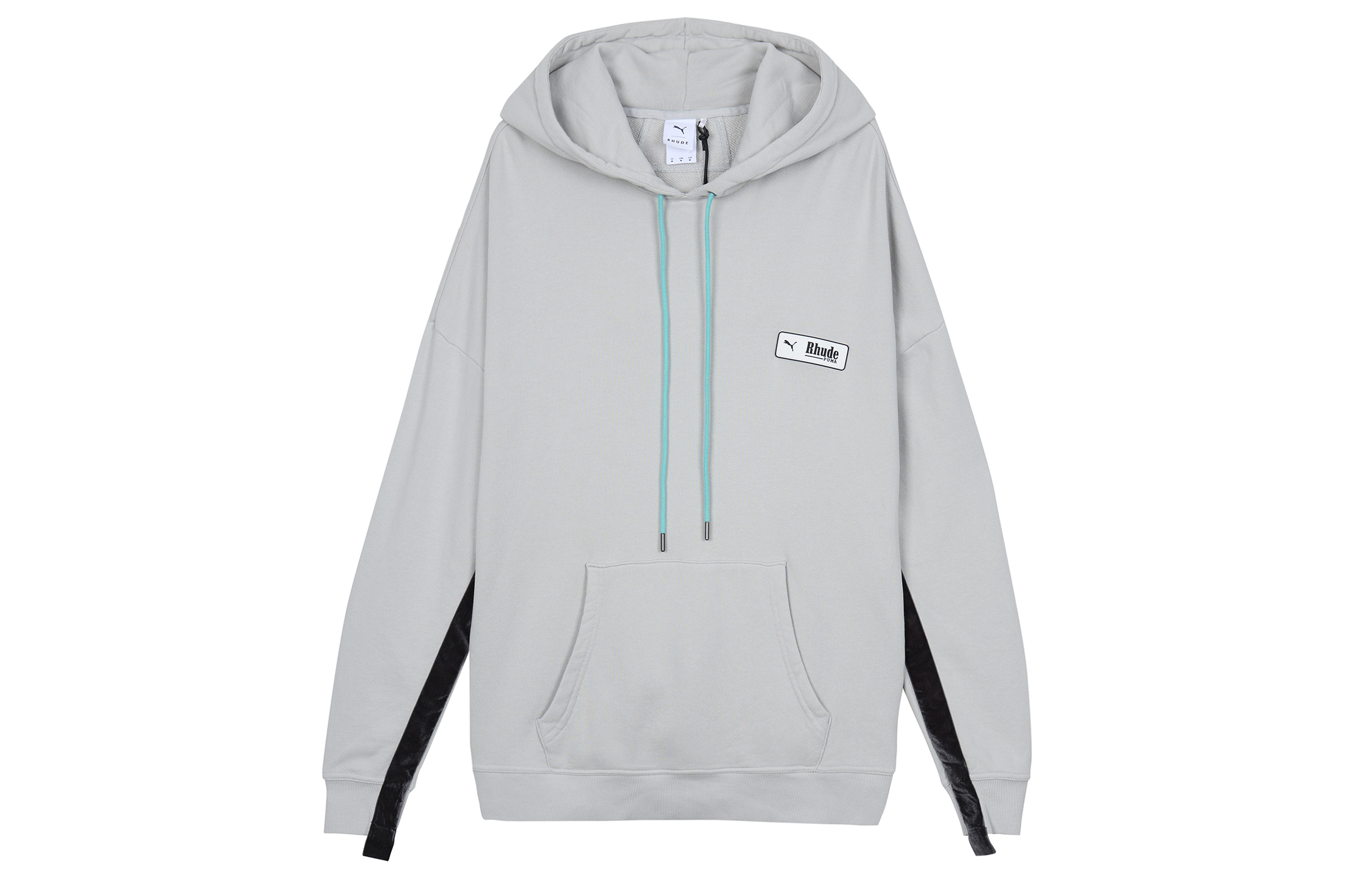 Puma Rhude Knit Drawstring Hoodie Grey Collaborative Edition 595346-09