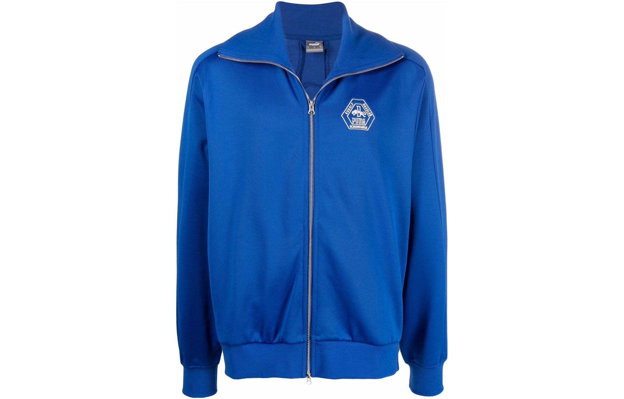 Puma Rhugi Rudolf Dassler Logo Zip-Up Jacket Blue 532576-02