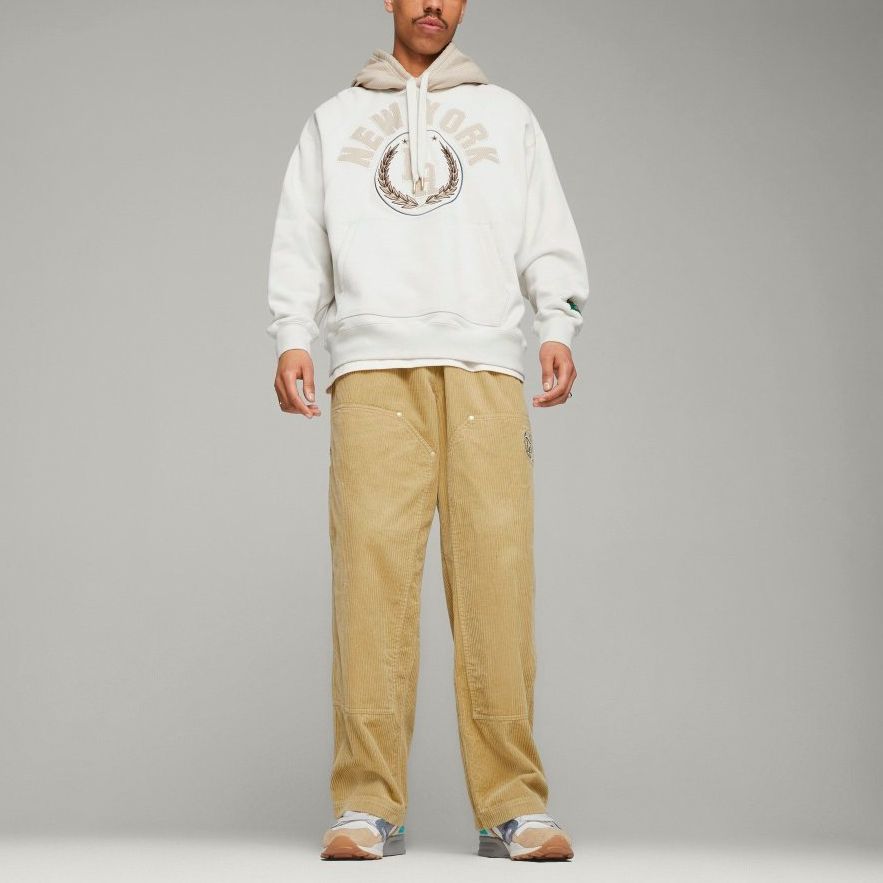 Purchase 彪马 x RHUIGI FW23 拼色徽标灰色连帽衫联名款 620889-17