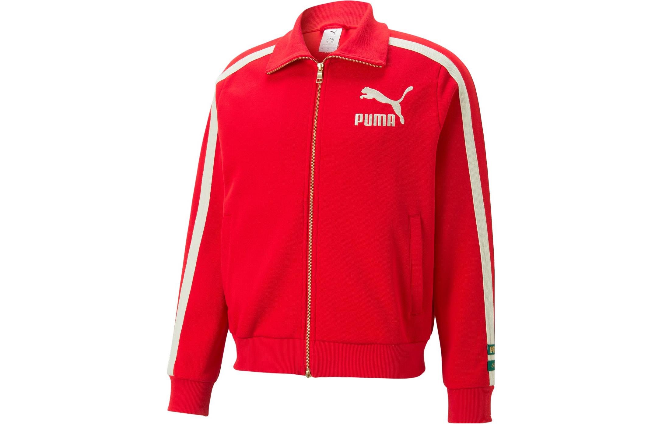 Puma RHUIGI Retro Track Jacket Red Unisex Collaboration 539508-11