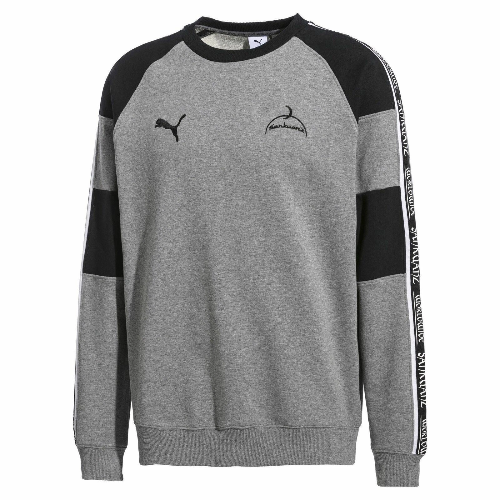 Puma SANKUANZ Cotton Crewneck Sweatshirt Unisex Pullover 578623-03