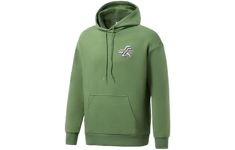 Puma x Santa Cruz Green Hoodie Cartoon Logo Print Pullover - Fall Edition 532240-67