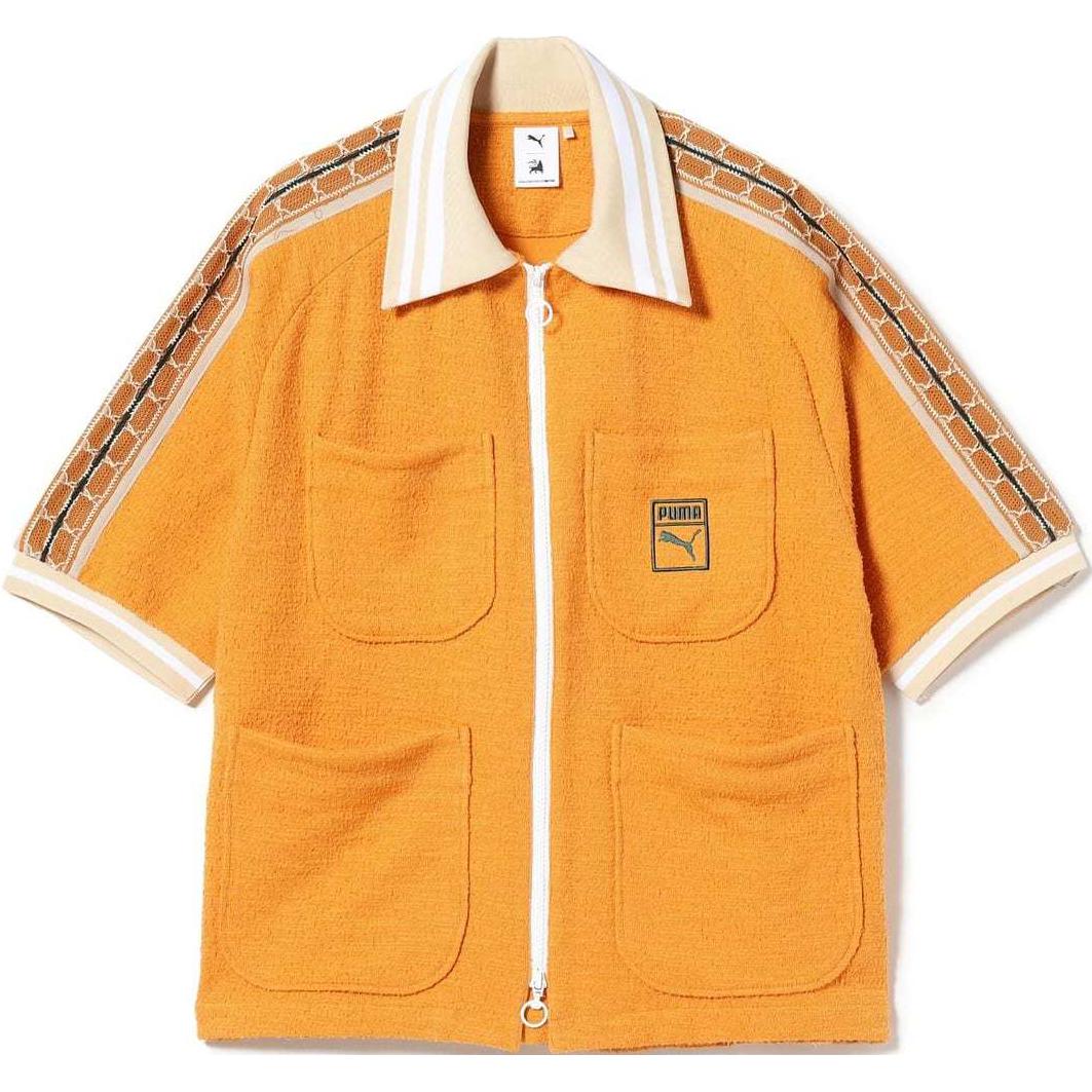 Puma Sasquatchfabrix BEAMS Savanna Logo Embroidered Yellow Jacket 630107-67