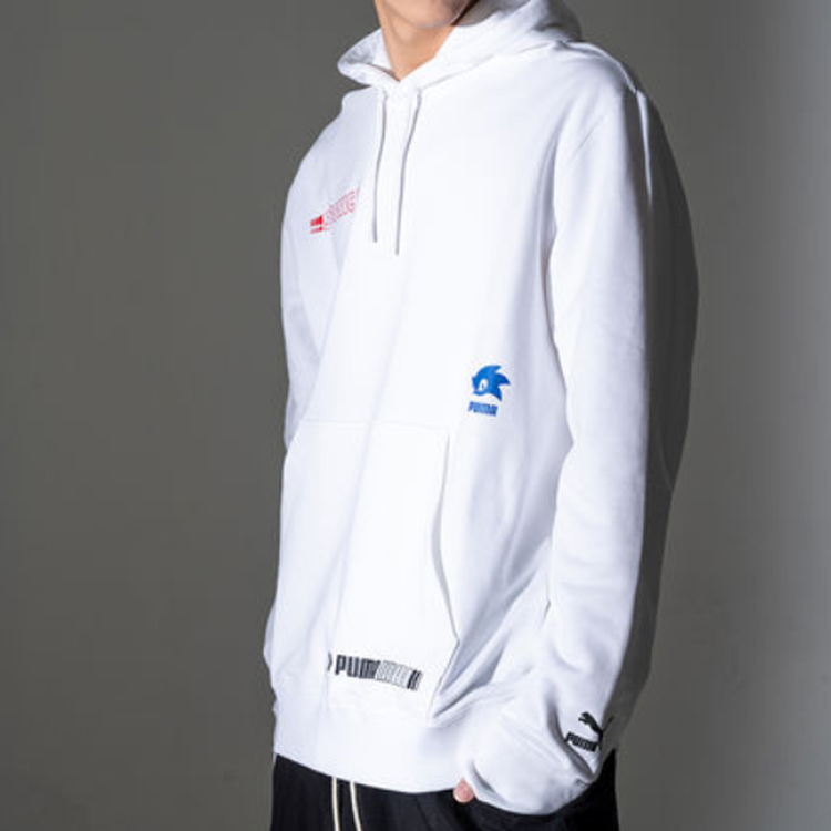 Purchase Puma x SONIC 聯名款 白色音速小子連帽衫 598103-02