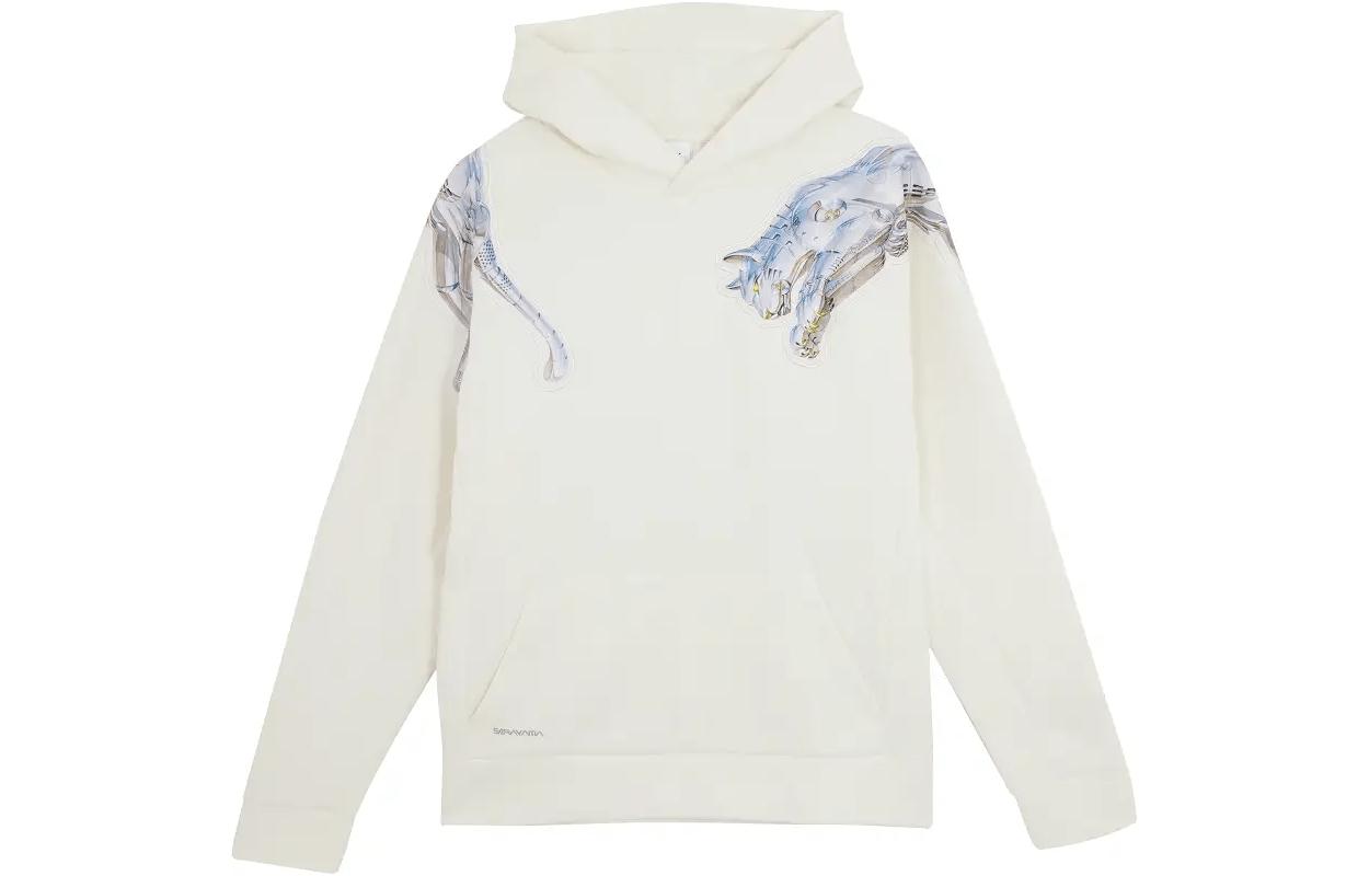 Puma Sorayama FW23 Metallic Logo Hoodie Unisex Off-White 622615-65