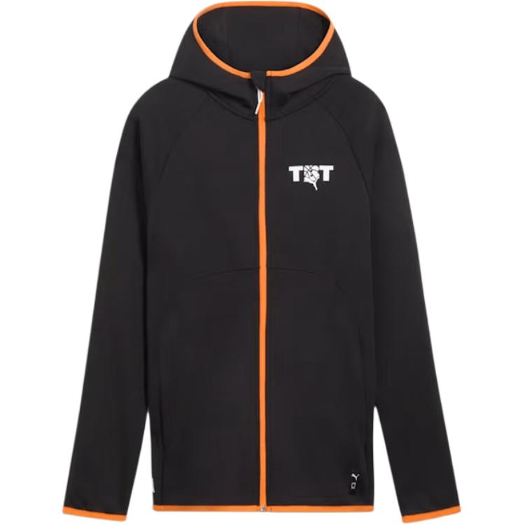 Puma TBT SS24 Black Hoodie Zip-Up Jacket - Stylish & Comfortable 684511-01