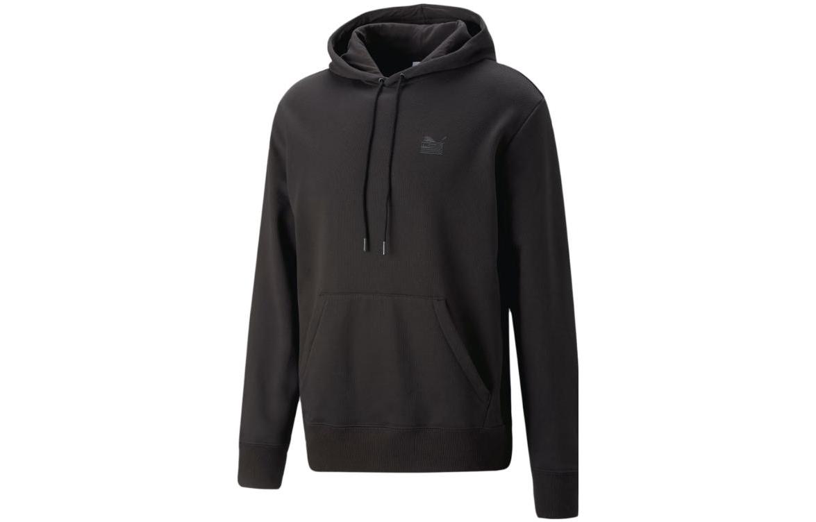 Puma TMC Everyday Hussle Hoodie Logo Print Black Pullover 539486-01