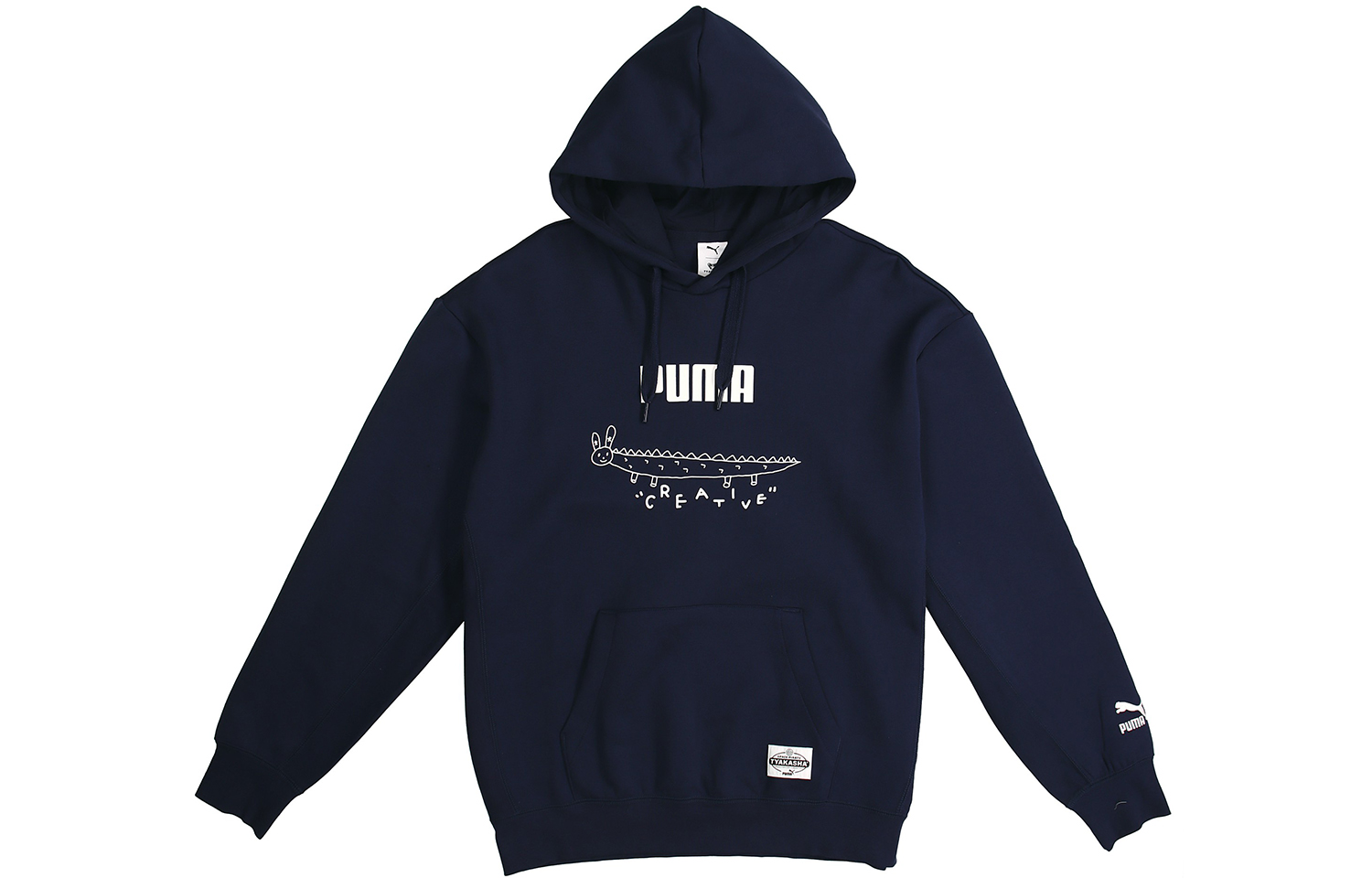 Puma TYAKASHA Collaboration Retro Hoodie Navy Blue 595558-06