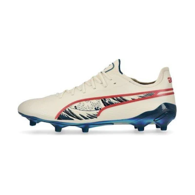 Puma Unisport King Ultimate FG 'Cream White Red'