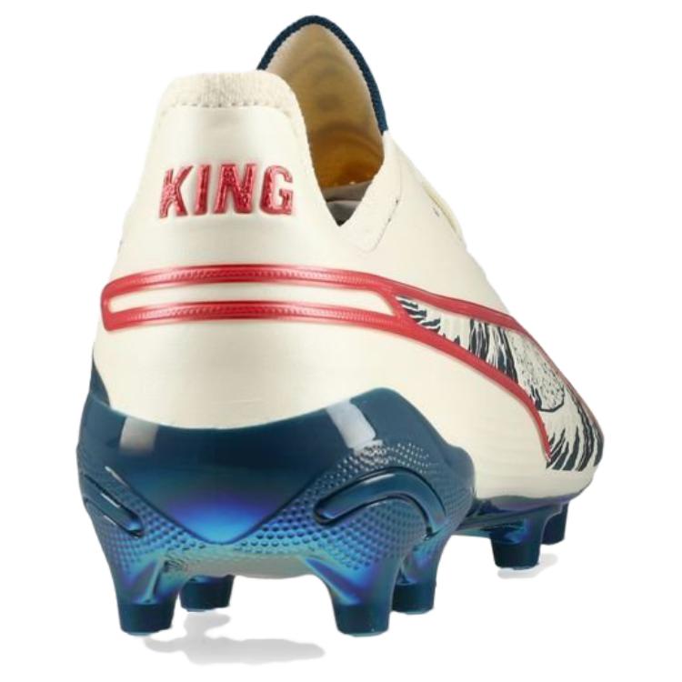 Purchase Unisport x PUMA King Ultimate FG/AG 舒適休閒 防滑耐磨 足球鞋 男女同款 白紅藍