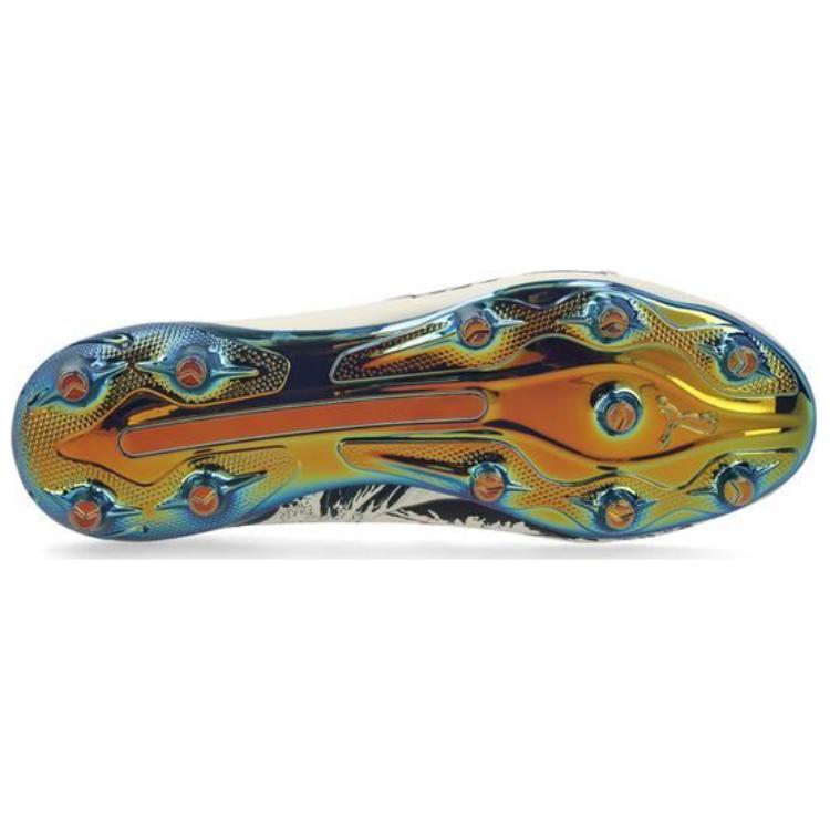 Sizing Unisport x PUMA King Ultimate FG/AG 舒適休閒 防滑耐磨 足球鞋 男女同款 白紅藍