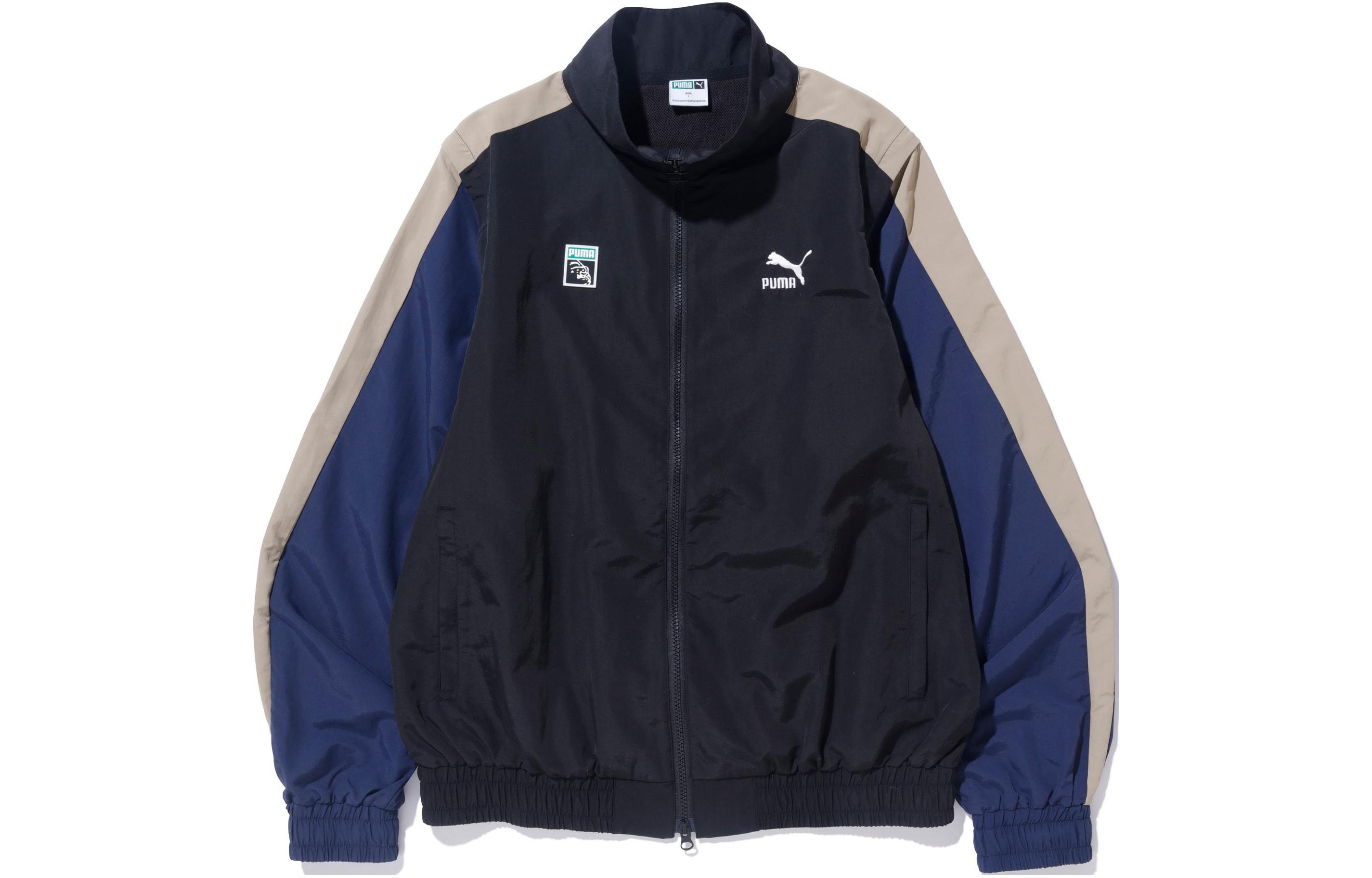 Puma XLARGE SS24 Colorblock Detachable Sleeve Track Jacket Blue Men’s 628328-01