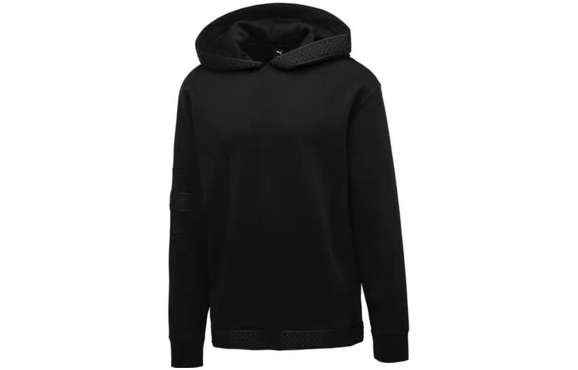 Puma XO Black Hoodie with Animal Print Collaboration 576892-01