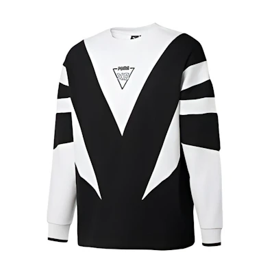 Puma XO Homage to Archive Colorblock Pullover Sweatshirt Black/White Unisex 578539-01