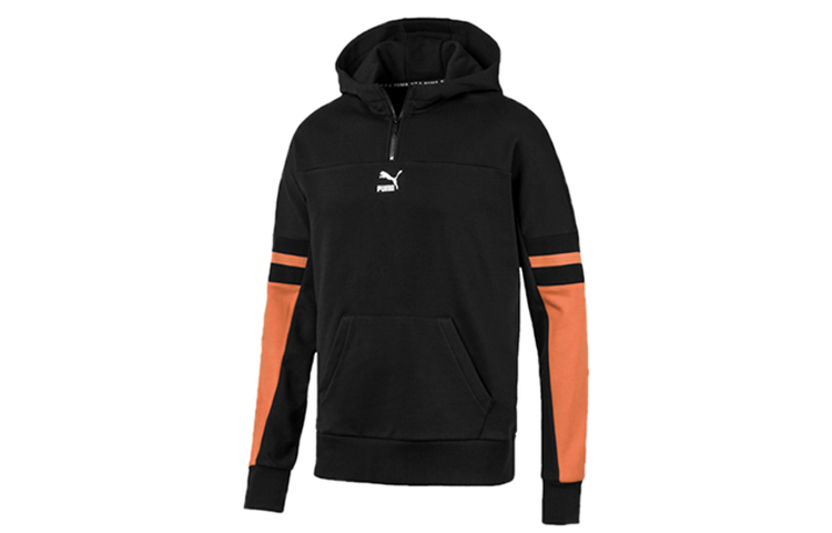 Puma XTG Colorblock Zip Pullover Sweatshirt Black 595880-56
