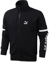 Puma XTG Track Jacket Black Knit Slim Fit High Collar Jacket 595866-01 Puma XTG Track Jacket Black Knit Slim Fit High Collar Jacket 595866-01