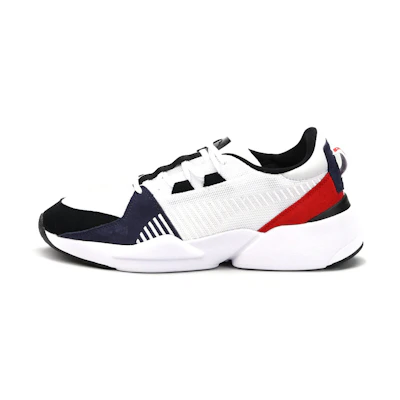 Puma Zeta Suede 'White Blue Red Colorblock'