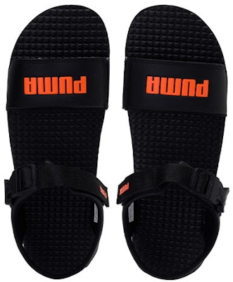 Puma Zone Comfort IDP 'Hitam Oranye Velcro' 375471-02 Shop Puma Zone Comfort IDP 'Hitam Oranye Velcro' 375471-02