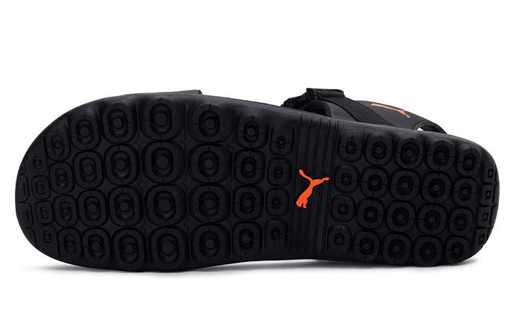Details for Puma Zone Comfort IDP 'Black Orange Velcro' 375471-02