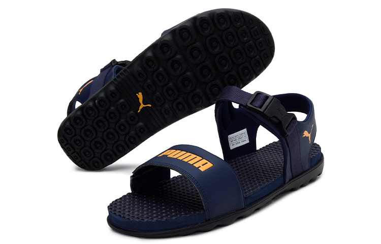 Lookbook Puma Zone Comfort Sandal 'Blue Yellow' 375471-03