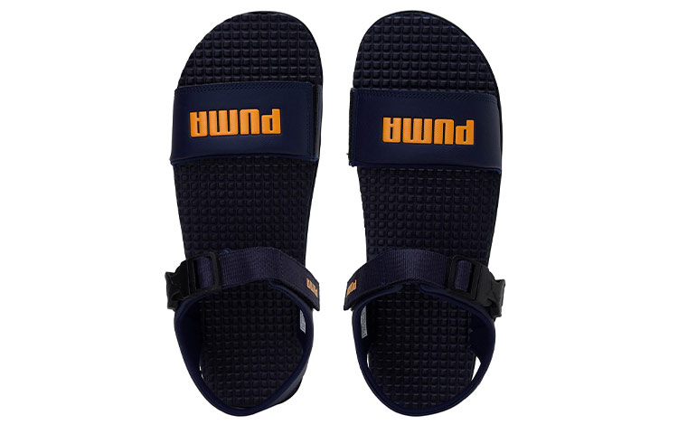 Shop Puma Zone Comfort Sandal 'Blue Yellow' 375471-03