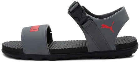 Puma Zone Comfort Sandals 'Grey Red' 375471-01 Puma Zone Comfort Sandals 'Grey Red' 375471-01