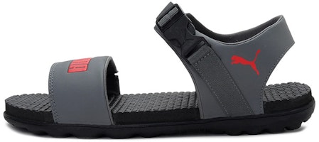 Puma Zone Comfort Sandals 'Grey Red' 375471-01 Puma Zone Comfort Sandals 'Grey Red' 375471-01