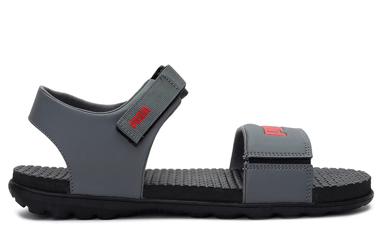 Order Puma Zone Comfort Sandals 'Grey Red' 375471-01