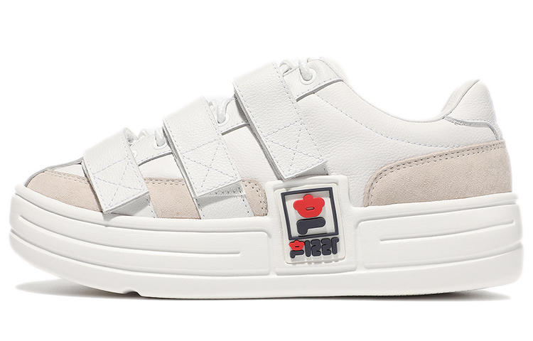 FILA Pushbutton Unisex Sneakers Ivory/Coffee 'Beige'