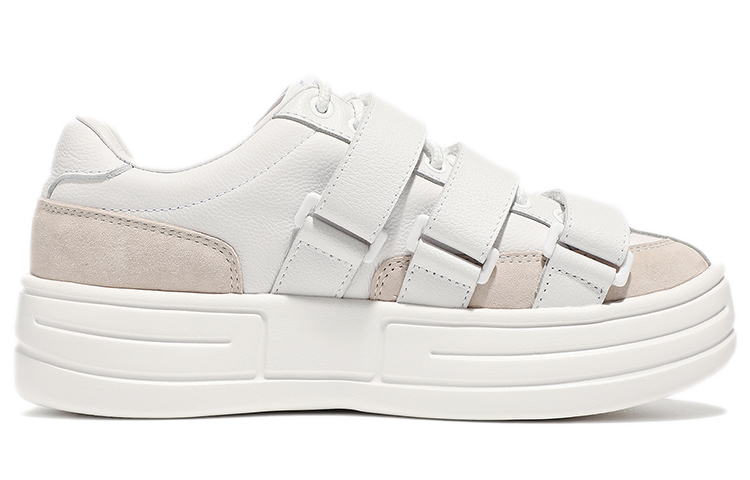 FILA Pushbutton Unisex Sneakers Ivory/Coffee 'Beige' 圖 2