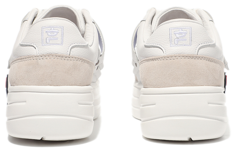 FILA Pushbutton Unisex Sneakers Ivory/Coffee 'Beige' 圖 5