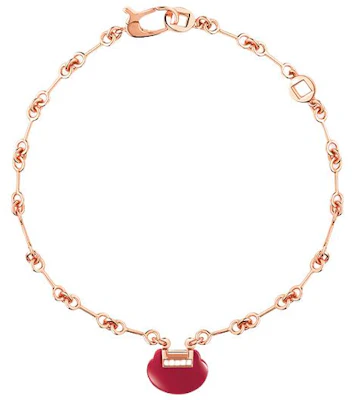 Qeelin Kirin Pulsera Unisex Oro Rosa 18K Diamantes y Ágata Roja para Pareja. YY-040-BL-RGDRA Order Qeelin Kirin Pulsera Unisex Oro Rosa 18K Diamantes y Ágata Roja para Pareja. YY-040-BL-RGDRA