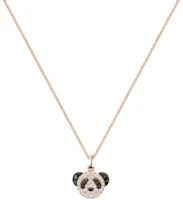 Qeelin Petite Bo Bo Panda Pendant 18K Gold Necklace Unisex Silver BBF-NL0011A-RGDBD Qeelin Petite Bo Bo Panda Pendant 18K Gold Necklace Unisex Silver BBF-NL0011A-RGDBD