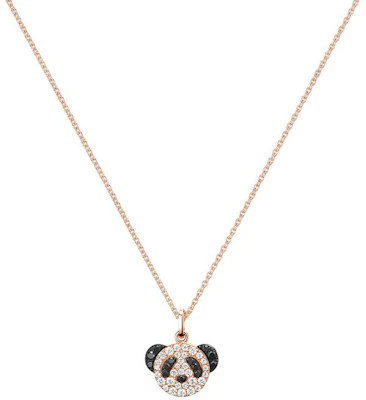 Collar Unisex Qeelin Petite Bo Bo Panda Colgante Oro 18K Plata BBF-NL0011A-RGDBD Order Collar Unisex Qeelin Petite Bo Bo Panda Colgante Oro 18K Plata BBF-NL0011A-RGDBD