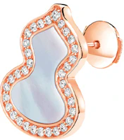 Qeelin WULU 18K Rose Gold Diamond & Mother-of-Pearl Earrings (Small) Women. WU-030-SERSD-RGDMOP Qeelin WULU 18K Rose Gold Diamond & Mother-of-Pearl Earrings (Small) Women. WU-030-SERSD-RGDMOP