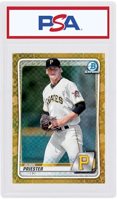 Quinn Priester 2020 Bowman Chrome X Gold X-Fractor /3 #BCP-197 Buy Quinn Priester 2020 Bowman Chrome X Gold X-Fractor /3 #BCP-197