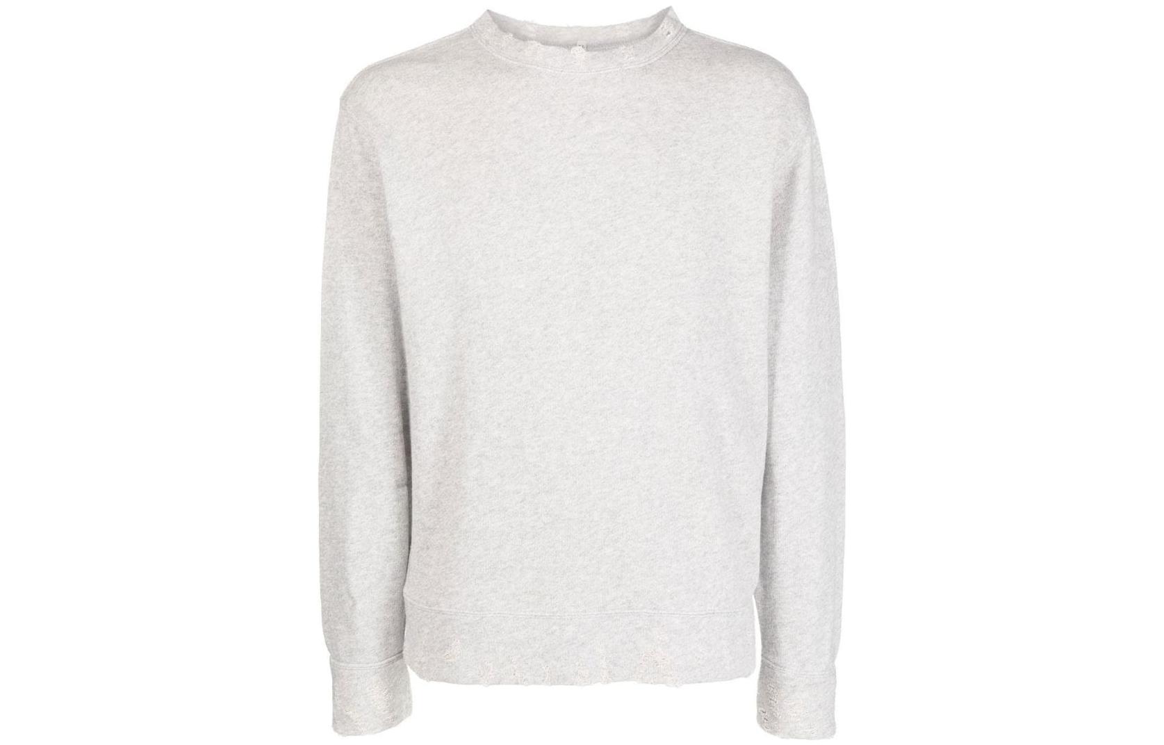 R13 Vintage Washed Crewneck Sweatshirt Ash Gray R13M302702